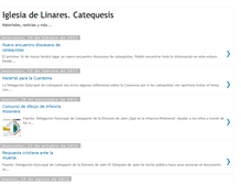 Tablet Screenshot of catequesisarciprestazgodelinares.blogspot.com