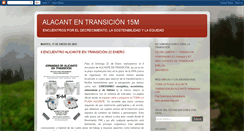 Desktop Screenshot of alacantentransicion15m.blogspot.com