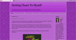 Desktop Screenshot of gettingclosertomyself.blogspot.com