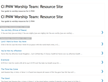 Tablet Screenshot of ciworship.blogspot.com