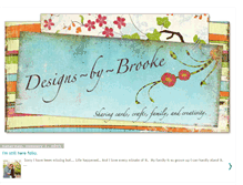 Tablet Screenshot of designsbybrooke.blogspot.com