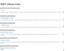 Tablet Screenshot of dacclibrarylines.blogspot.com