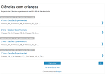 Tablet Screenshot of cienciascomcriancas.blogspot.com