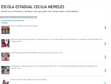 Tablet Screenshot of escolaestadualceciliameireles.blogspot.com
