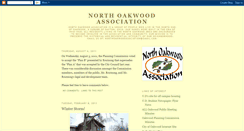 Desktop Screenshot of northoakwood.blogspot.com
