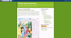 Desktop Screenshot of cuandoeramospequenos.blogspot.com