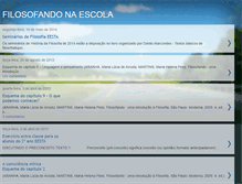 Tablet Screenshot of filosofandonaescola.blogspot.com