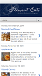 Mobile Screenshot of pleasanteats.blogspot.com