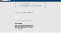 Desktop Screenshot of bestbetbonus.blogspot.com