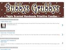 Tablet Screenshot of bubbysgrubbys.blogspot.com