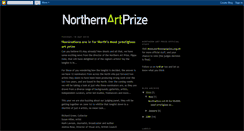Desktop Screenshot of northernartprize.blogspot.com