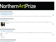 Tablet Screenshot of northernartprize.blogspot.com