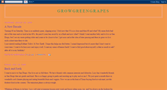 Desktop Screenshot of growgreengrapes.blogspot.com