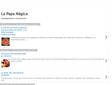 Tablet Screenshot of lapapamagica.blogspot.com