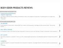 Tablet Screenshot of body-odor-products-reviews.blogspot.com