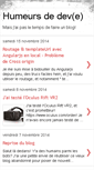 Mobile Screenshot of humeursdedev.blogspot.com