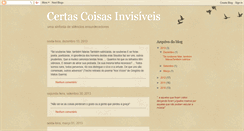 Desktop Screenshot of certascoisasinvisiveis.blogspot.com