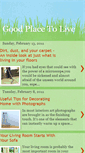 Mobile Screenshot of goodplacetolive.blogspot.com