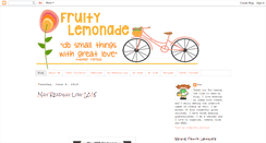 Desktop Screenshot of fruitylemonade.blogspot.com