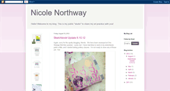 Desktop Screenshot of nicolenorthwaystudio.blogspot.com