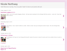 Tablet Screenshot of nicolenorthwaystudio.blogspot.com