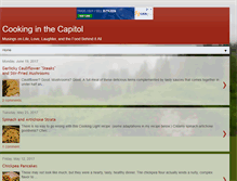 Tablet Screenshot of cookinginthecapitol.blogspot.com