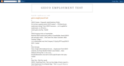 Desktop Screenshot of geicoemploymenttest.blogspot.com