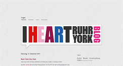 Desktop Screenshot of iheartruhryork.blogspot.com