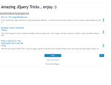 Tablet Screenshot of jquery-tricks.blogspot.com