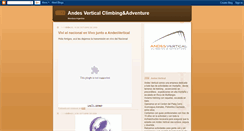 Desktop Screenshot of andesvertical.blogspot.com