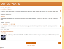 Tablet Screenshot of cottonfanatik.blogspot.com