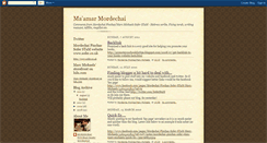 Desktop Screenshot of mordechaihasofer.blogspot.com