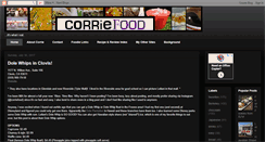 Desktop Screenshot of corriefood.blogspot.com