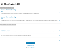 Tablet Screenshot of allaboutmastech.blogspot.com
