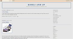 Desktop Screenshot of kohliandjp.blogspot.com