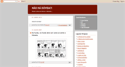 Desktop Screenshot of naohaduvida.blogspot.com