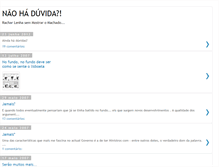 Tablet Screenshot of naohaduvida.blogspot.com