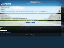 Tablet Screenshot of milkybistro.blogspot.com