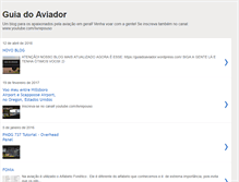 Tablet Screenshot of guiadoaviador.blogspot.com