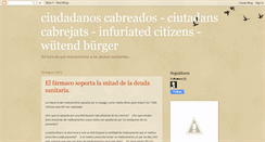 Desktop Screenshot of ciudadanoscabreados.blogspot.com
