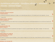 Tablet Screenshot of ciudadanoscabreados.blogspot.com