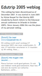 Mobile Screenshot of educause2005.blogspot.com