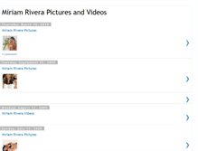 Tablet Screenshot of miriam-rivera-fan.blogspot.com
