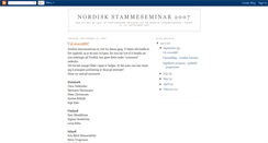 Desktop Screenshot of nordisk2007.blogspot.com