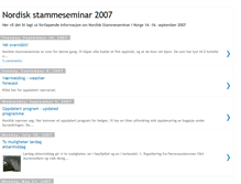 Tablet Screenshot of nordisk2007.blogspot.com
