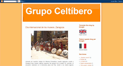 Desktop Screenshot of grupoceltibero.blogspot.com