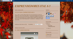 Desktop Screenshot of emprendedoresital.blogspot.com