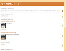 Tablet Screenshot of cfztesting.blogspot.com