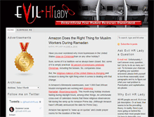 Tablet Screenshot of evilhrlady.blogspot.com