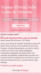 Mobile Screenshot of espacovirtualjulialopesdealmeida.blogspot.com